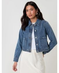 Threadbare - Denim Jacket With Patch Pockets - Lyst