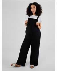 Jojo Maman Bébé - Umstandsmode Latzhose Aus Leinen Mit Weitem Beineu 40 (Uk 12) - Lyst
