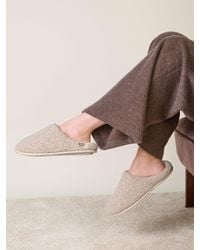Totes - Borg Swept Back Mule Slippers - Lyst