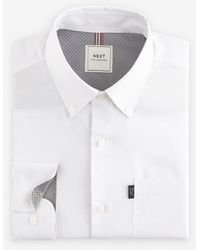 Next - Regular Fit Button Down Easy Iron Oxford Shirt - Lyst
