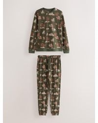 Next - Khaki Hamish Halloween Family Matching Jersey Pyjamas Set - Lyst