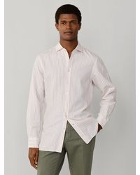 Hackett - Cotton-Linen Stripe Shirt - Lyst