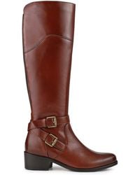 Jones Bootmaker - Slim Calf Phoebe Leather Long Boots - Lyst