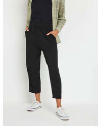 M Com - Elasticated Waist Cropped Hareem Trousers - Lyst