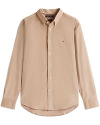 Tommy Hilfiger - Regular Fit Flag Embroidery Corduroy Shirt - Lyst