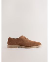 Next - Suede Derby Shoes - Lyst
