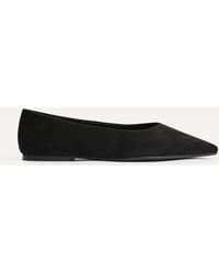 Linzi - Candid Wide Fit Point Toe Flat Ballet Pumps - Lyst