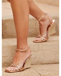 Sosandar - Strappy Wedge Espadrilles - Lyst