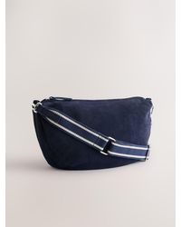 Next - Suede Finish Leather Sling Cross-Body Bag - Lyst