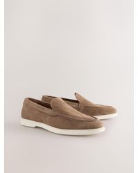 Next - Suede Loafers - Lyst