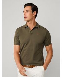 Hackett - Embroidered Logo Pique Polo Shirt - Lyst