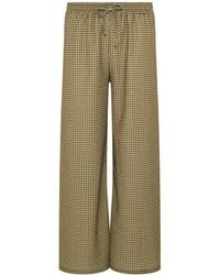 M Com - Petite Mini Check Trouser - Lyst