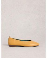 White Stuff - Cheri Leather Ballerinas - Lyst