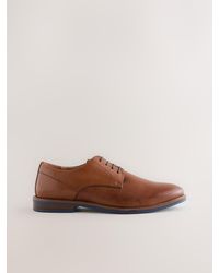 Next - Derby-Schuhe Mit Marineblauer Kontrastsohle - Lyst
