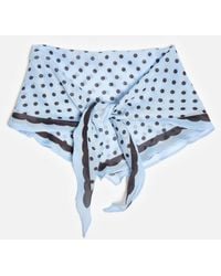 Oliver Bonas - Polka Dot Diamond Scarf - Lyst