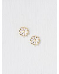 FatFace - Fatface Enamel Daisy Stud Earrings - Lyst