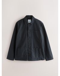 Next - Chore Twill Shacket Overshirt - Lyst