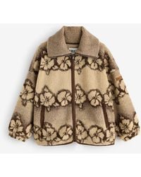Roxy - Feels Like Winter Oversized Sherpa Zip Jacket - Lyst