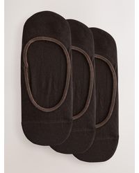 Next - Low Cut Invisible Footsie Socks 3 Pack - Lyst