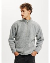 Cotton On - Marle Teddy 1/2 Zip Fleece - Lyst