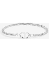 Simply Silver - Premium Polished Marine Link Cuff Bracelet - Lyst