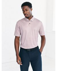 Next - Active Geometric Print Golf Polo Shirt - Lyst