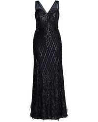 Gina Bacconi - Tamsin Sleeveless Sequin Maxi Dress - Lyst