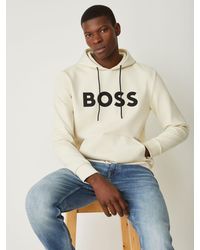 BOSS - Soody Zone Logo Hoodie - Lyst