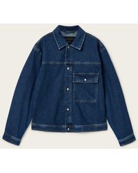 AllSaints - Cast Denim Jacket - Lyst