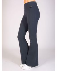 Pineapple - Charcoal Petite Flare Jersey Trousers - Lyst