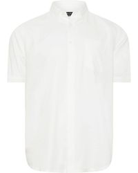 BadRhino Big & Tall - Premium Short Sleeve Oxford 100% Cotton Shirt - Lyst