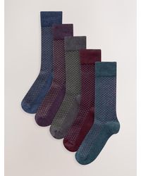 Next - Pattern Smart Socks 5 Pack - Lyst