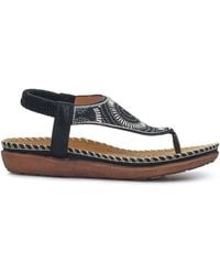 Pavers - Elasticated Toe-Post Sandals - Lyst