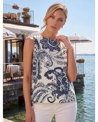 Roman - Paisley Print Shell Vest Top - Lyst
