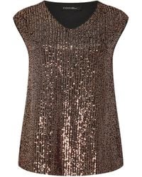 Evans - Sequin Vest Top - Lyst