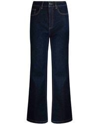 Weird Fish - Corine Wide Leg Denim Jeans - Lyst