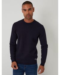 Threadbare - Cable Knit Crew Neck Jumper - Lyst