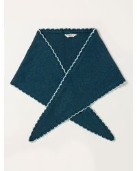 FatFace - Scallop Triangle Scarf - Lyst
