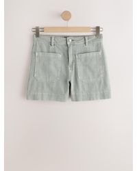 Next - Lightweight Denim Patch Pocket Shorts - Lyst
