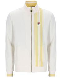 Fila - Dante Printed Stripe Track Top - Lyst
