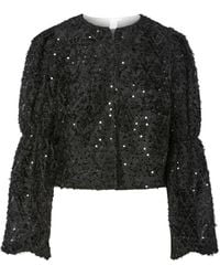 Y.A.S - Y. A.S Y. A.S Sequin Long Sleeve Top - Lyst