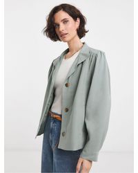 JD Williams - Soft Volume Bomber Jacket - Lyst