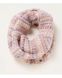 FatFace - Fatface Ivory Spacedye Snood - Lyst