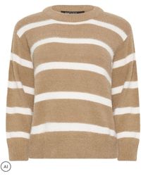 M Com - Petite Stripe Jumper - Lyst