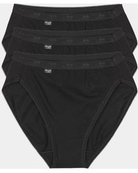 Sloggi - High Leg Basic+ Maxi Knickers 3 Pack - Lyst