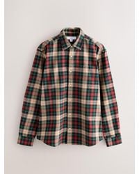 Next - Check Soft Touch Long Sleeve Shirt - Lyst