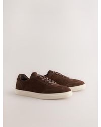 Next - Suede Smart Trainers - Lyst