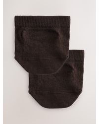 Next - Chocolate Toe Topper Mule Socks 2 Pack - Lyst