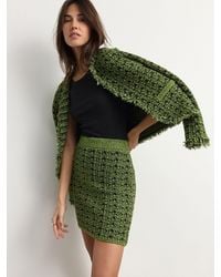 Next - Co-Ord Knitted Mini Skirt - Lyst