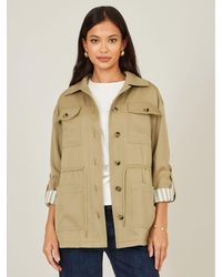 Yumi' - Utility Drawstring Jacket - Lyst